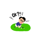 どっかのゴルファーたち（個別スタンプ：4）
