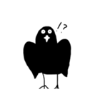 なんとも言えない烏のスタンプ（個別スタンプ：5）