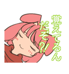 ウサギのうさ子の一言スタンプ（個別スタンプ：15）