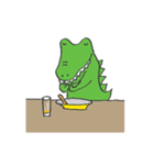靴をはいたちびワニ（個別スタンプ：15）