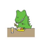靴をはいたちびワニ（個別スタンプ：17）
