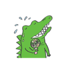 靴をはいたちびワニ（個別スタンプ：18）