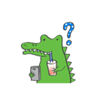 靴をはいたちびワニ（個別スタンプ：22）