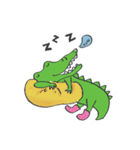 靴をはいたちびワニ（個別スタンプ：23）