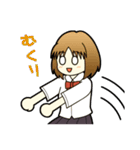 麻雀4コマ ノーテンガール（個別スタンプ：7）