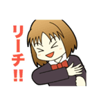 麻雀4コマ ノーテンガール（個別スタンプ：9）