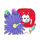 バライオン＆フラワーフレンズ（個別スタンプ：7）