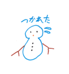 雪だるまの8くん（個別スタンプ：3）