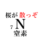 元素記号でダジャレ（個別スタンプ：7）