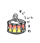 ドラマーは大変（個別スタンプ：14）