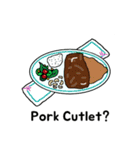 今日は何食べる？ (Eng. ver)（個別スタンプ：2）