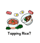 今日は何食べる？ (Eng. ver)（個別スタンプ：4）