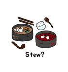 今日は何食べる？ (Eng. ver)（個別スタンプ：6）