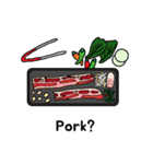 今日は何食べる？ (Eng. ver)（個別スタンプ：8）
