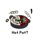 今日は何食べる？ (Eng. ver)（個別スタンプ：9）