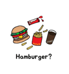 今日は何食べる？ (Eng. ver)（個別スタンプ：18）