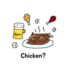 今日は何食べる？ (Eng. ver)（個別スタンプ：20）
