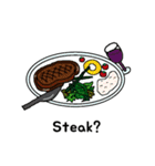 今日は何食べる？ (Eng. ver)（個別スタンプ：21）