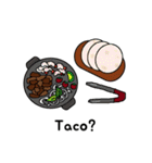 今日は何食べる？ (Eng. ver)（個別スタンプ：22）