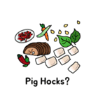 今日は何食べる？ (Eng. ver)（個別スタンプ：25）