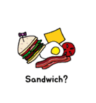 今日は何食べる？ (Eng. ver)（個別スタンプ：26）