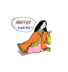 平安絵巻風スタンプ（個別スタンプ：7）
