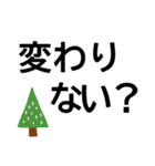 読みやすい大文字でシニアな親に送りやすい（個別スタンプ：2）