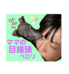 めいと、時々ももこ、少しはなちゃんw（個別スタンプ：18）