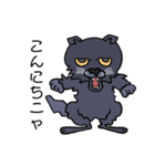 catcatcat_blackcat_graycat（個別スタンプ：4）