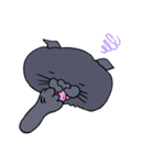 catcatcat_blackcat_graycat（個別スタンプ：27）