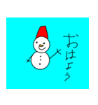 雪だるまのゆきくん（個別スタンプ：1）