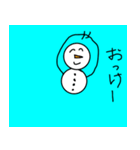 雪だるまのゆきくん（個別スタンプ：6）