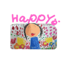 のびやかに。happy（個別スタンプ：1）