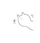 ひょっこり猫さん（個別スタンプ：4）