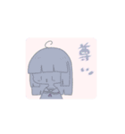 一言で伝えるぱっつんの子（個別スタンプ：11）