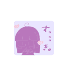一言で伝えるぱっつんの子（個別スタンプ：14）