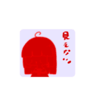 一言で伝えるぱっつんの子（個別スタンプ：15）