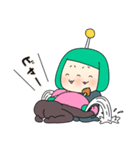 AUAUAのスタンプでたよォ！よよしくねェ！（個別スタンプ：5）