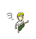 人とサメとチーター（個別スタンプ：13）