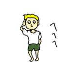 人とサメとチーター（個別スタンプ：20）