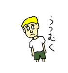 人とサメとチーター（個別スタンプ：25）