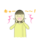 ボブヘアのお姉さん（個別スタンプ：8）
