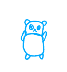 青い熊（個別スタンプ：7）
