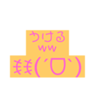 ネット用語その1（個別スタンプ：1）