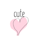 ♡手書き（個別スタンプ：7）