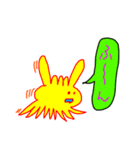 原色うさクラゲ（個別スタンプ：5）