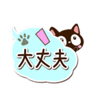 小さい黒猫【吹き出し】（個別スタンプ：21）