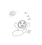 とても可愛い落書き（個別スタンプ：2）