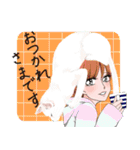 ネコをかぶったスタンプ（個別スタンプ：10）