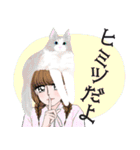 ネコをかぶったスタンプ（個別スタンプ：28）